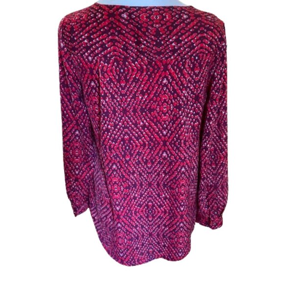 Lilla P Women's Professional Attractive Collarless LS, Blouse, EUC, XS - Picture 6 of 11